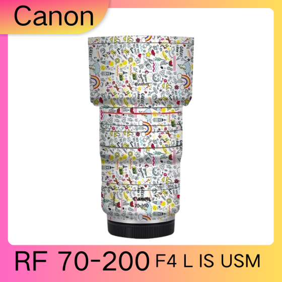 Lentes Canon RF70-200F4 L IS USM  - Pele câmera, adesivo câmera - com alta resistência a arranhões, à prova d'água e com design elegante.